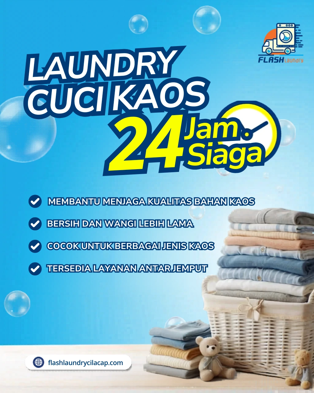 Cilacap yang Bersih, Hidup yang Nyaman: Aproto Laundry